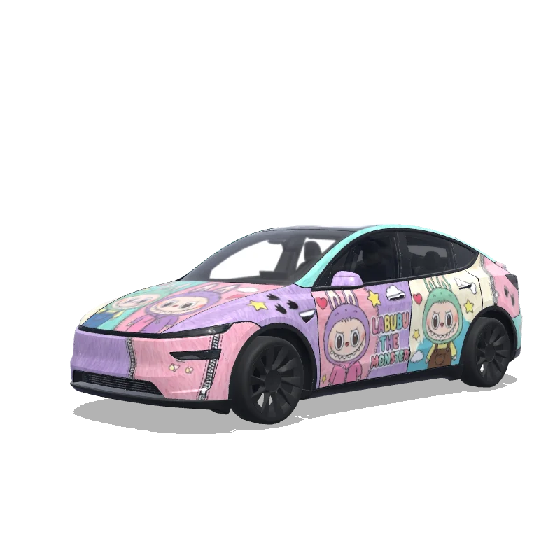 Tesla Model Y (2025+) wrap design - Labubu