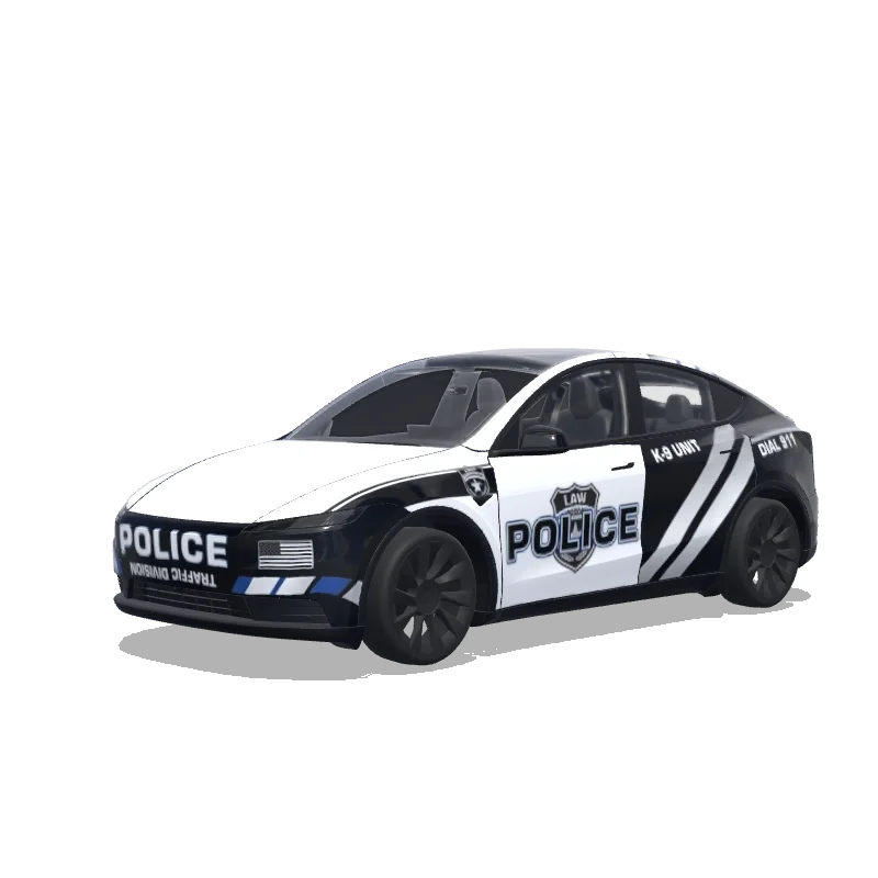 Tesla Model Y (2025+) custom wrap design - free download PNG