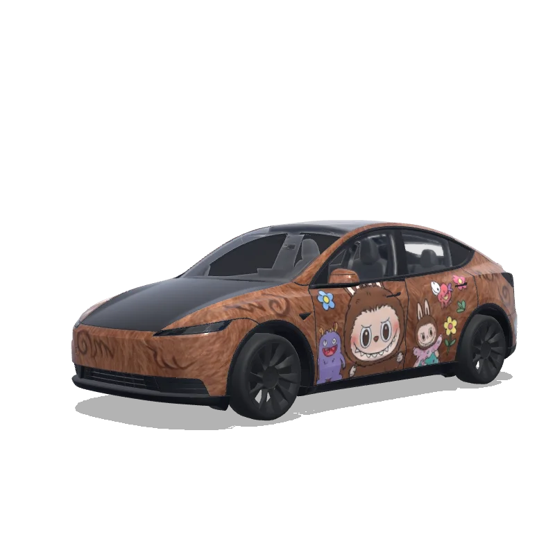 Tesla Model Y (2025+) wrap design - Labubu