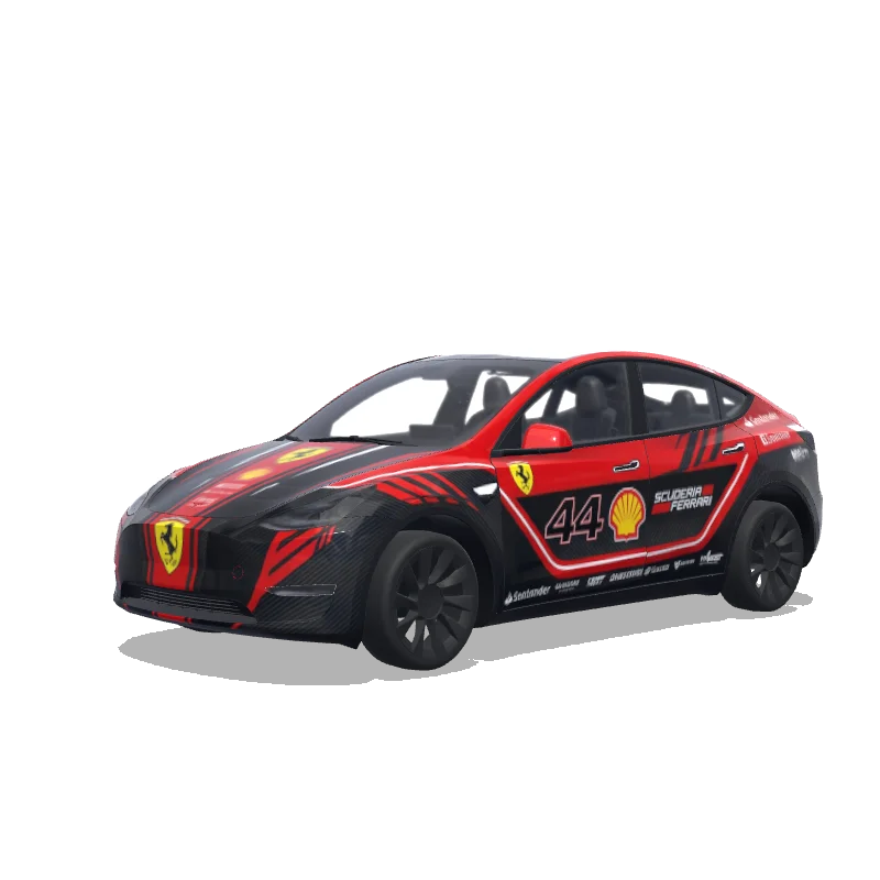 Tesla Model Y custom wrap design - free download PNG