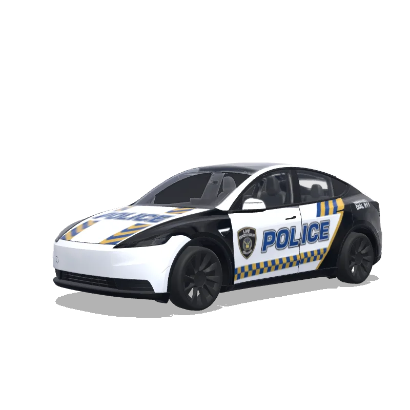 Tesla Model Y (2025+) custom wrap design - free download PNG
