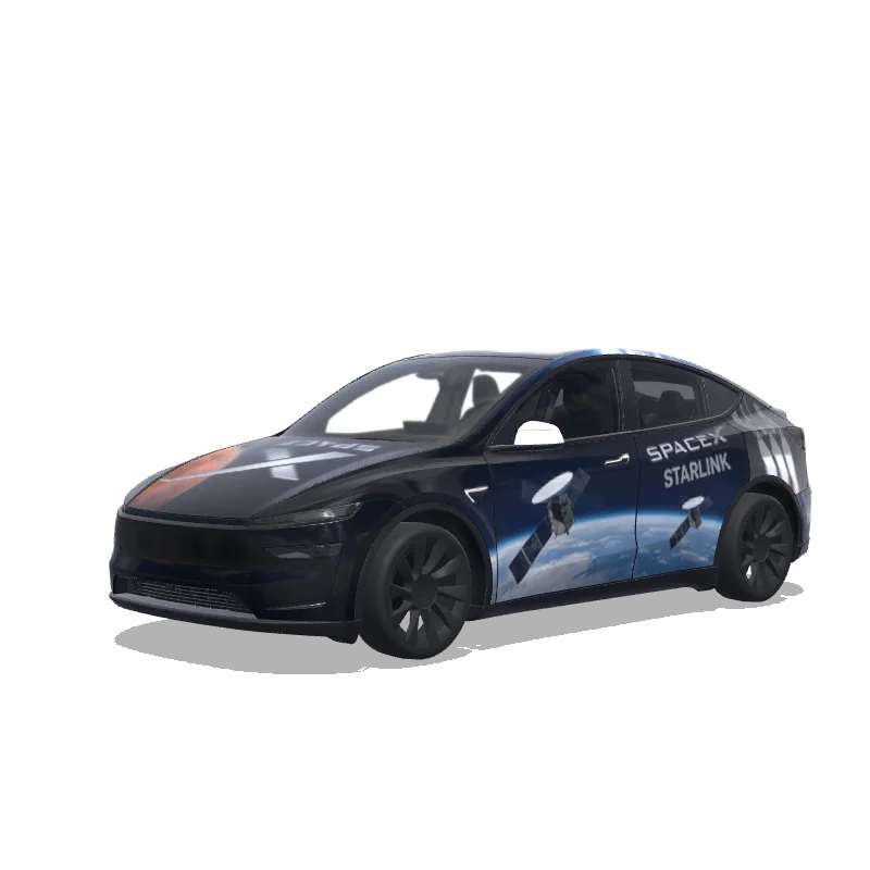 Tesla Model Y (2025+) wrap design - SpaceX