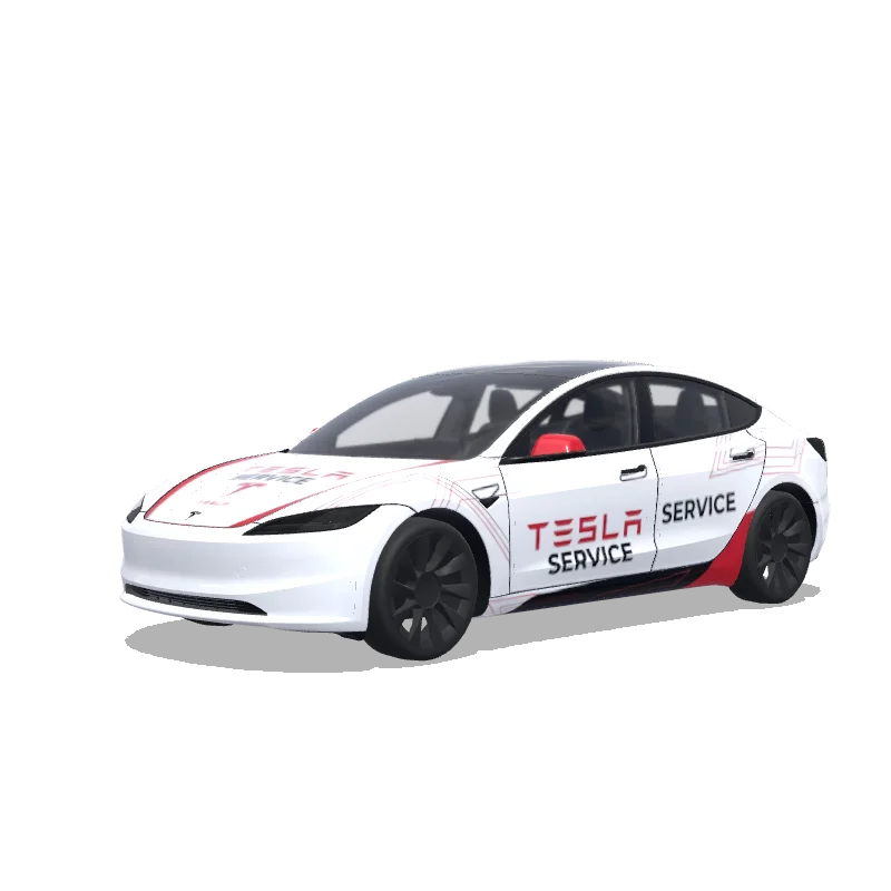 Tesla Model 3 (2024+) wrap design - Tesla service