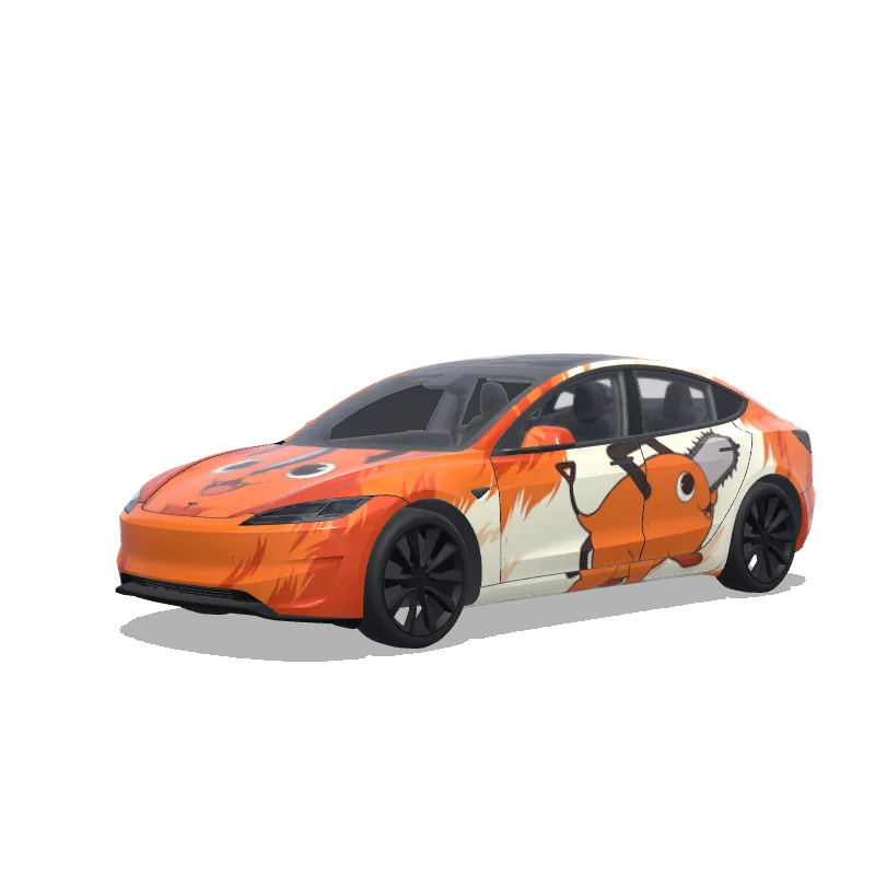 Tesla Model 3 (2024+) wrap design - ポチタ