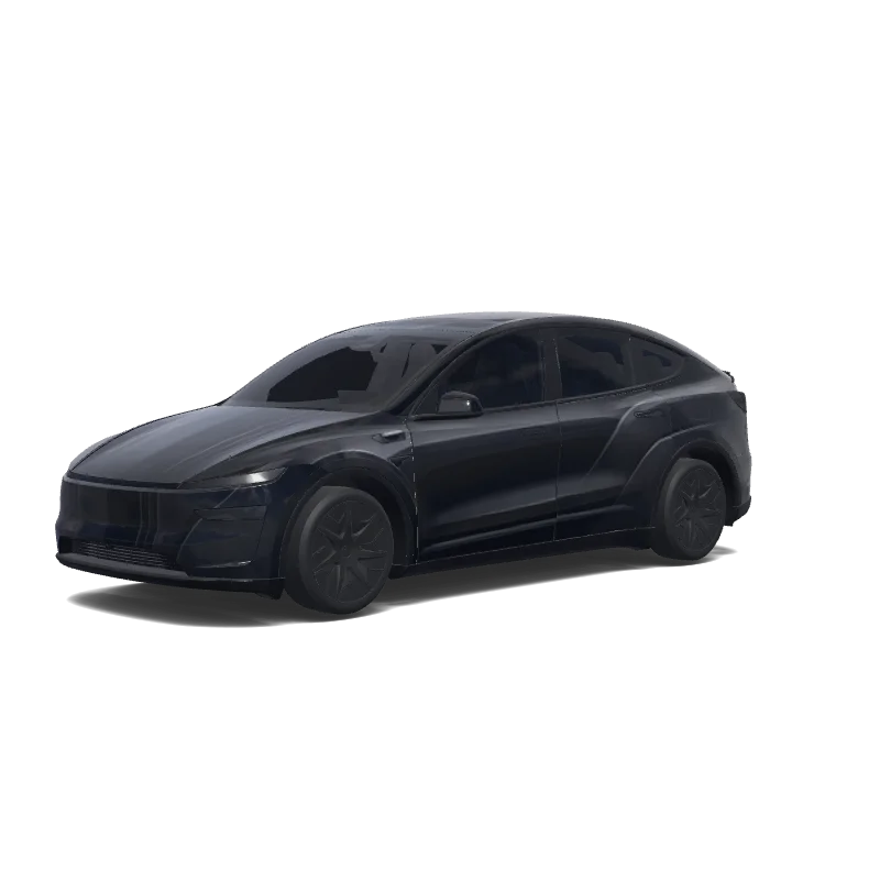 Tesla Model Y L wrap design - AITO M9. Colors: black.