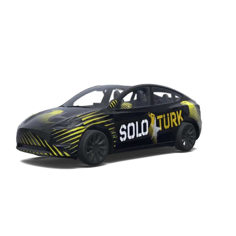 Tesla Model Y wrap design - Solo Türk