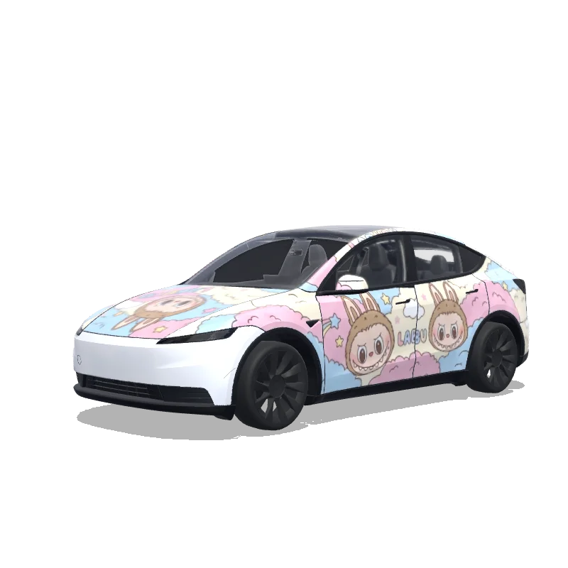 Tesla Model Y (2025+) wrap design - Labubu