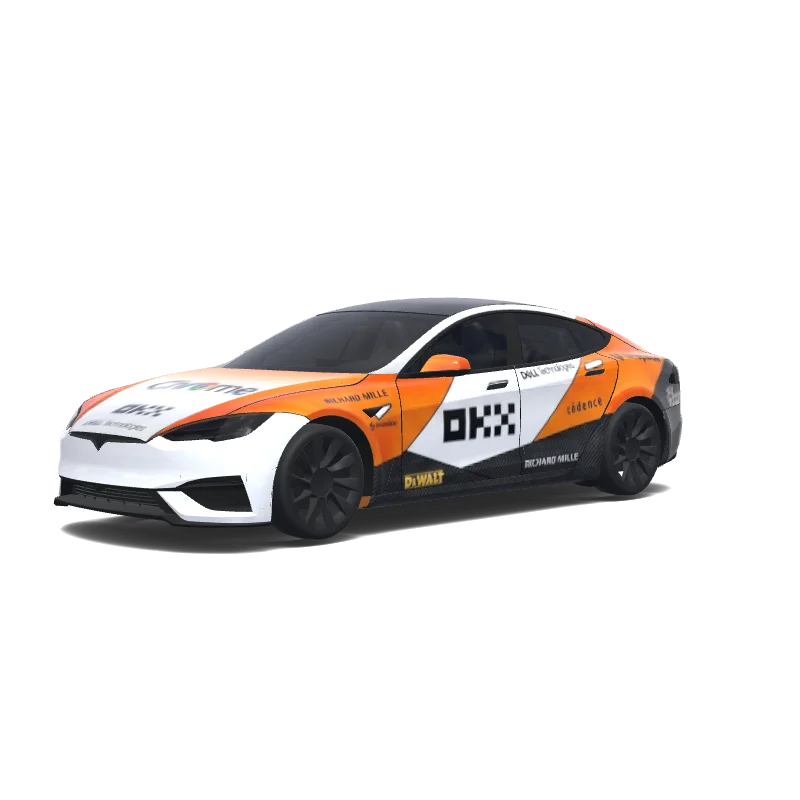 Tesla Model S wrap design - Generate a wrap design based on this reference image