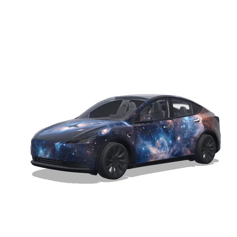 Tesla Model Y (2025+) wrap design - Space theme