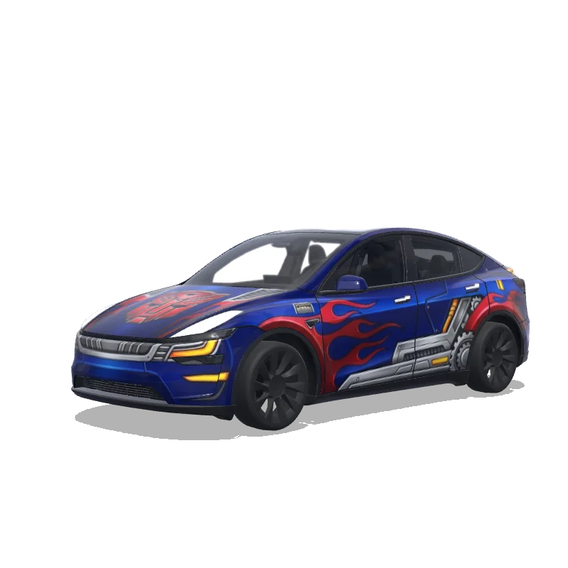 Tesla Model Y (2025+) wrap design - Optimus Prime