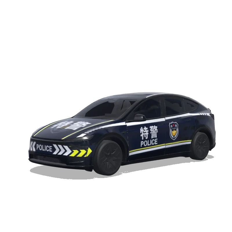Tesla Model Y L wrap design - 特警