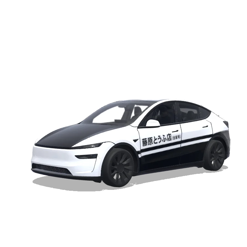 Tesla Model Y (2025+) wrap design - AE86豆腐店