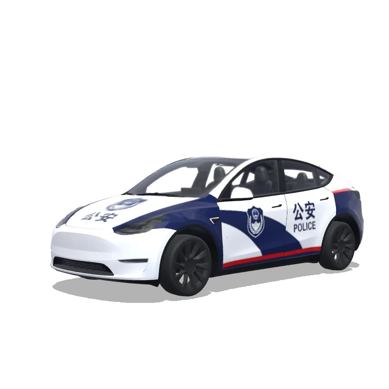 Tesla Model Y wrap design - 公安