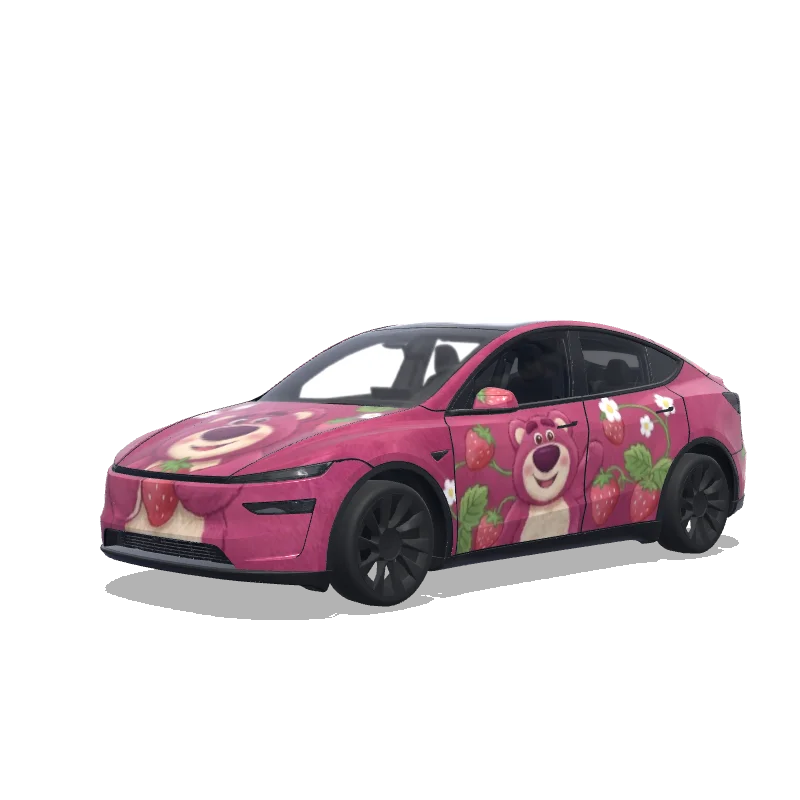 Tesla Model Y (2025+) wrap design - 草莓熊