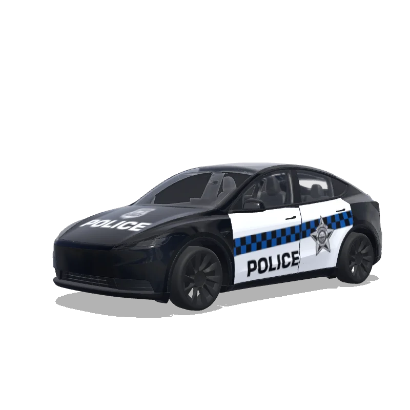 Tesla Model Y (2025+) custom wrap design - free download PNG