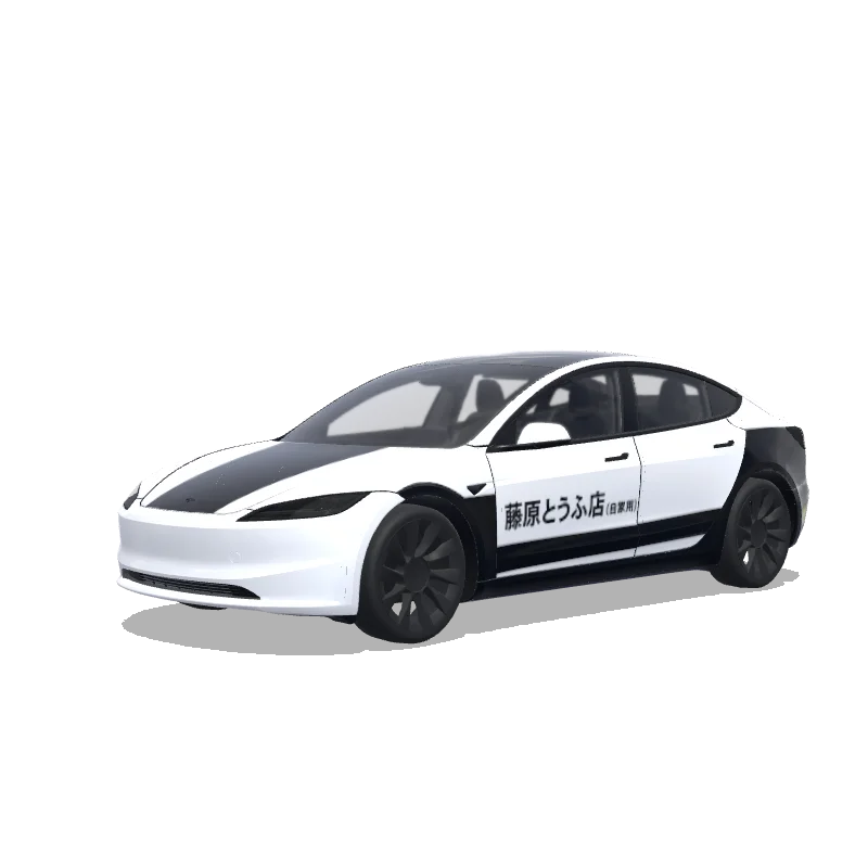 Tesla Model 3 (2024+) wrap design - InitialD
ae86
trueno
fujiwaratofu