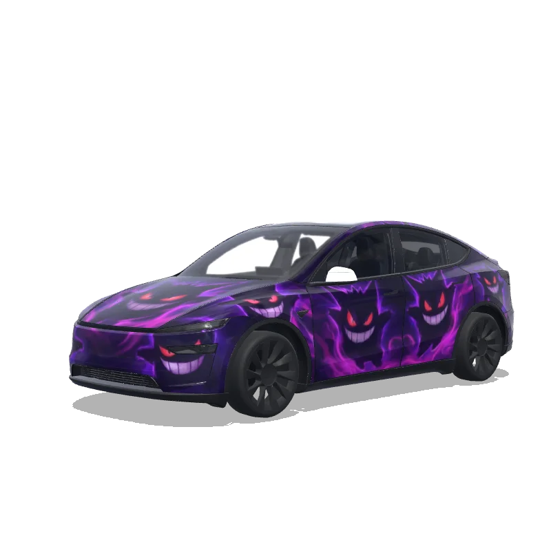 Tesla Model Y (2025+) wrap design - Gengar