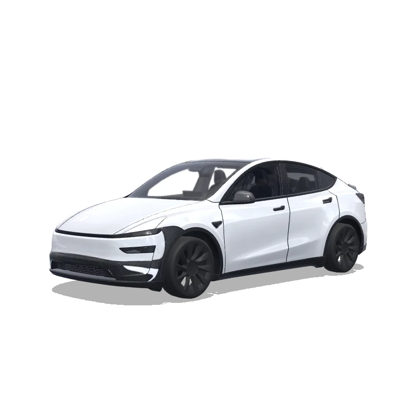 Tesla Model Y (2025+) custom wrap design - free download PNG
