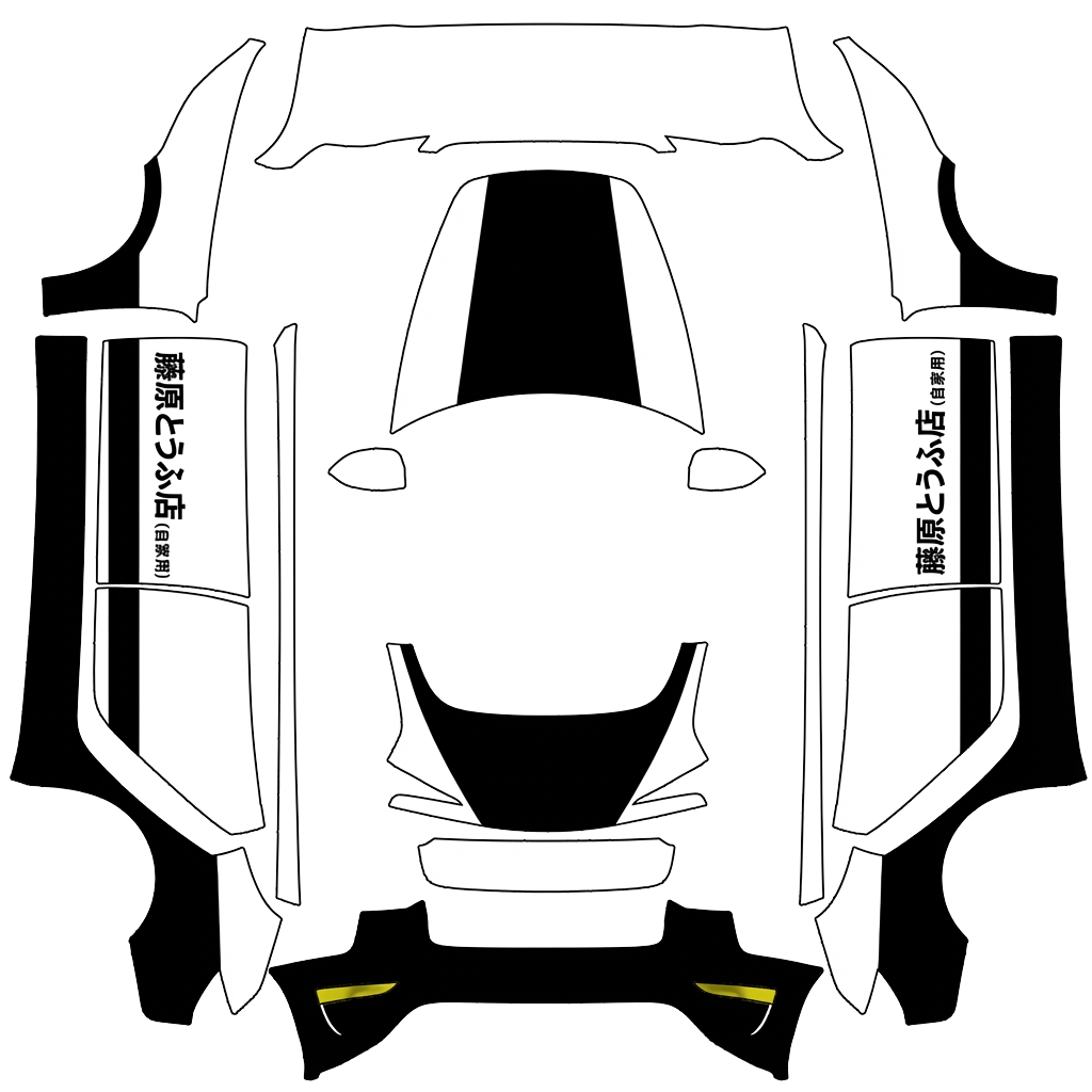 Tesla Model 3 (2024+) wrap design - InitialD
ae86
trueno
fujiwaratofu