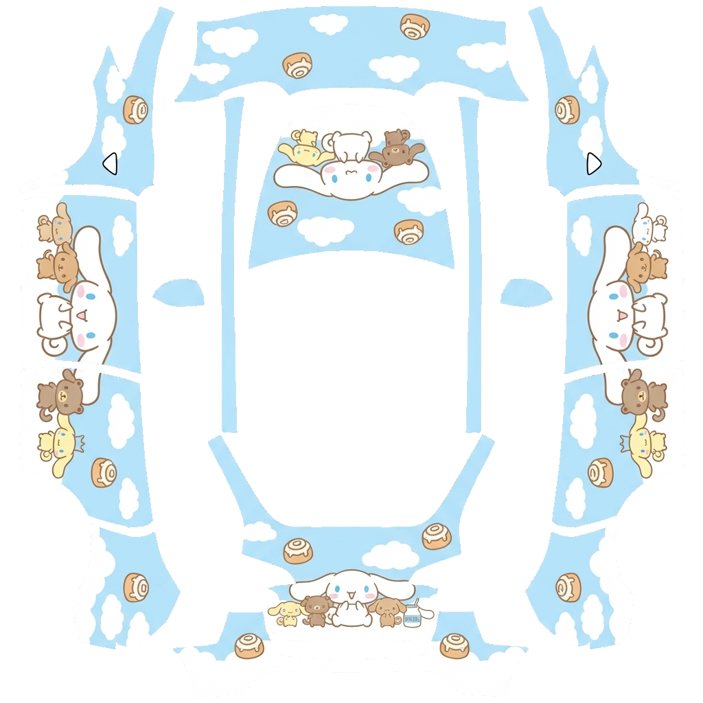 Tesla Model Y wrap design - Cinnamoroll