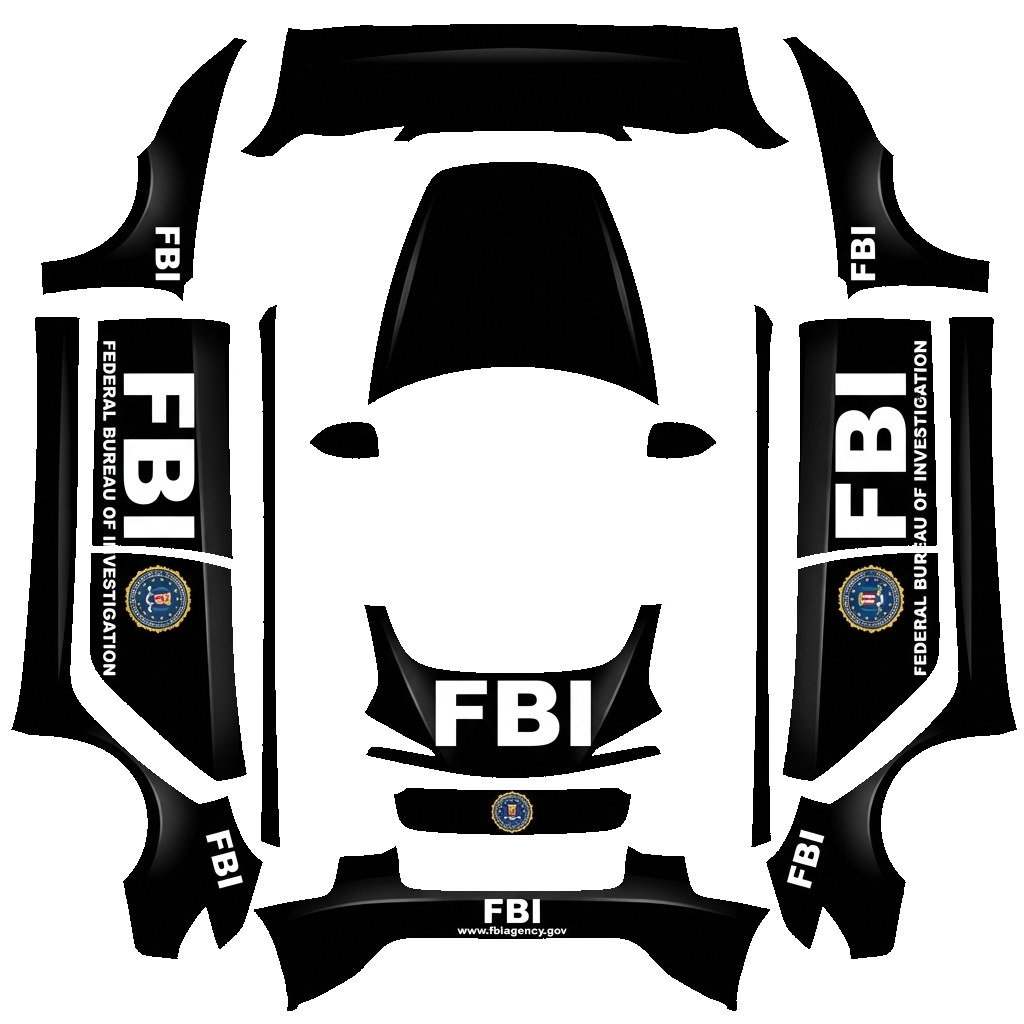 Tesla Model 3 (2024+) wrap design - fbi