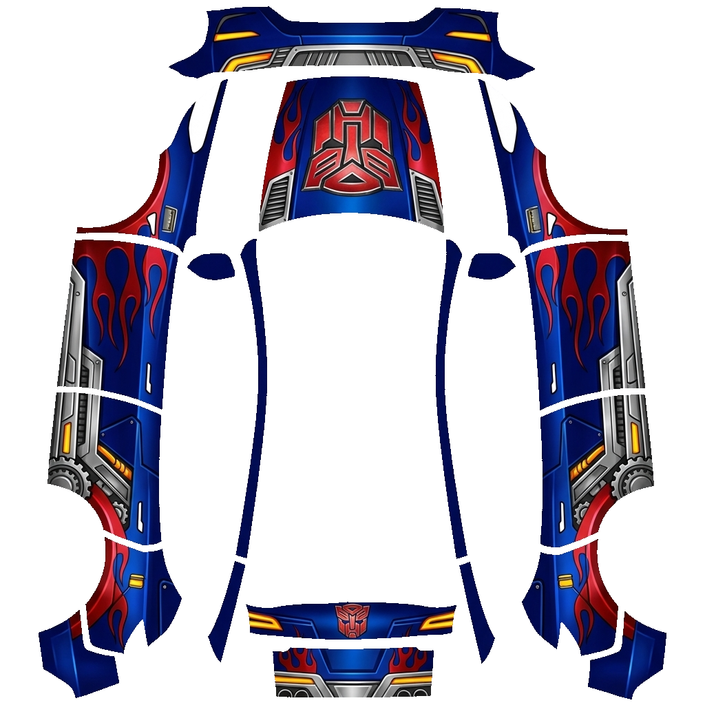 Tesla Model Y (2025+) wrap design - Optimus Prime