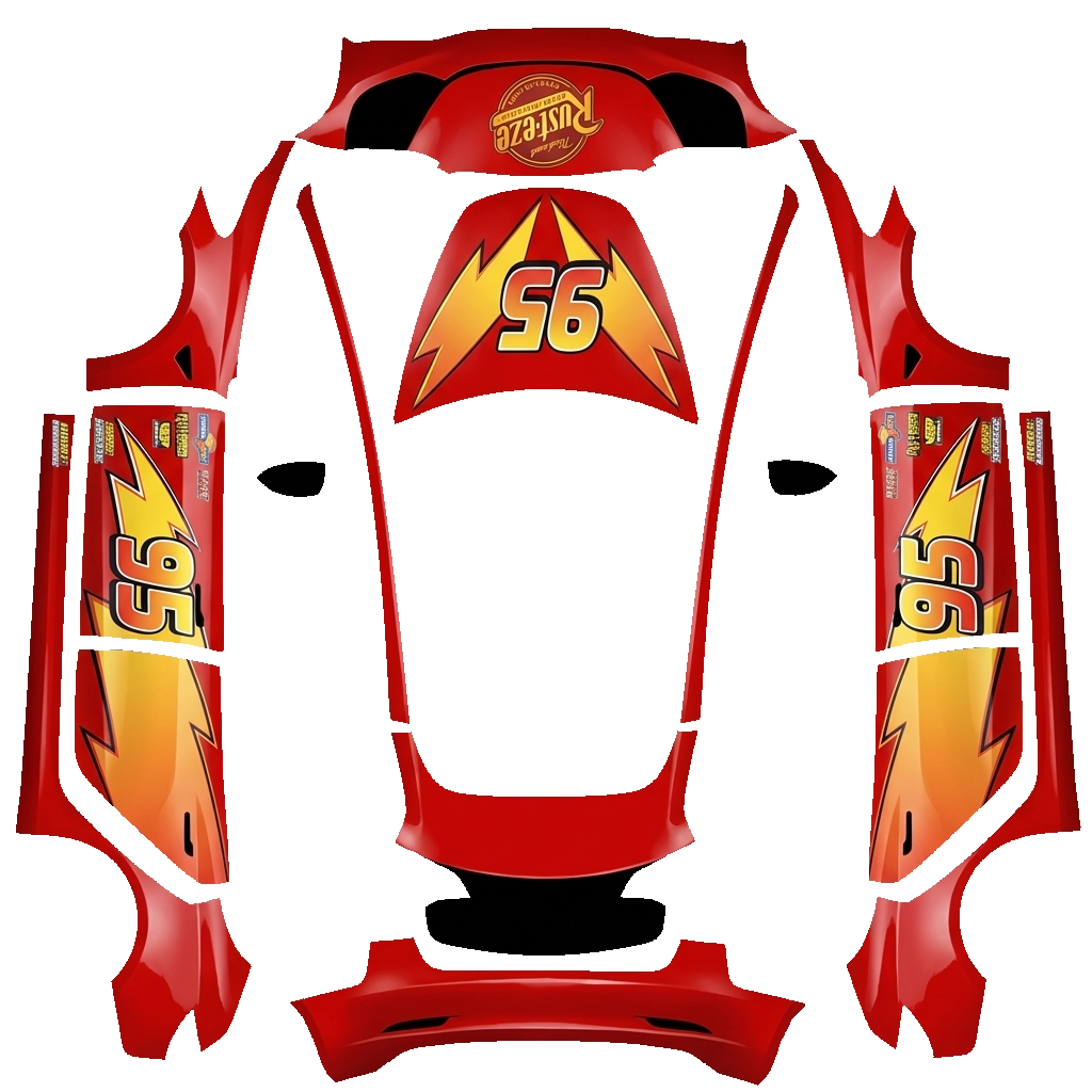 Tesla Model 3 wrap design - i would like a lightning mcqueen wrap