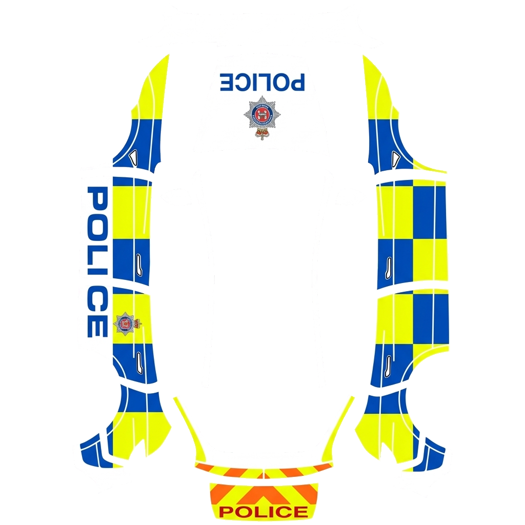 Tesla Model Y (2025+) wrap design - uk police